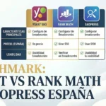 Benchmark: Yoast vs Rank Math vs SEOPress España