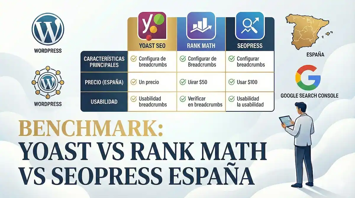 Benchmark: Yoast vs Rank Math vs SEOPress España
