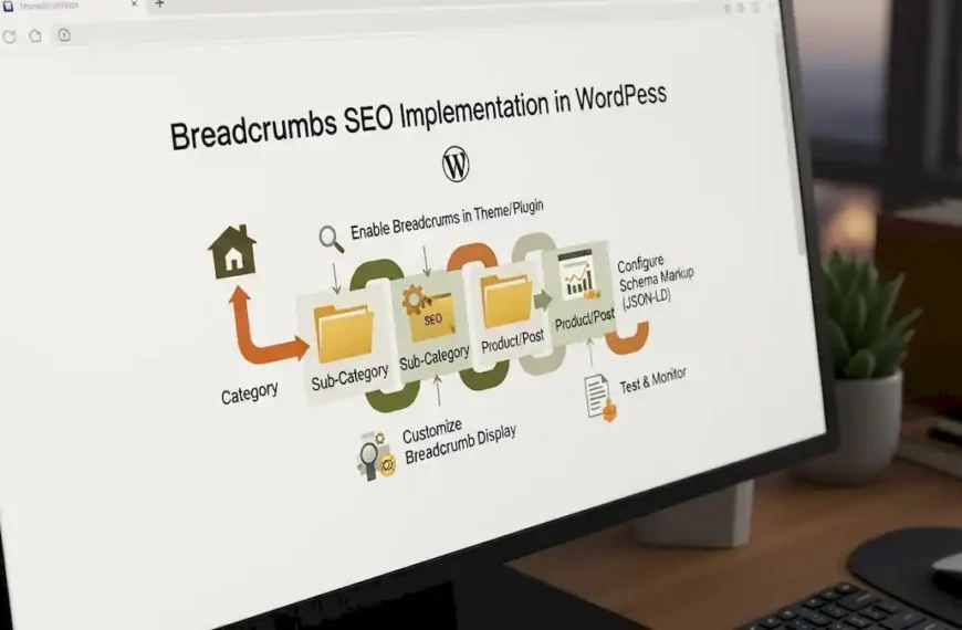 Breadcrumbs SEO Implementation WordPress