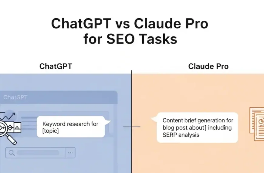 Comparison: ChatGPT vs Claude Pro for SEO Tasks