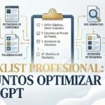 Checklist Profesional: 47 Puntos Optimizar ChatGPT