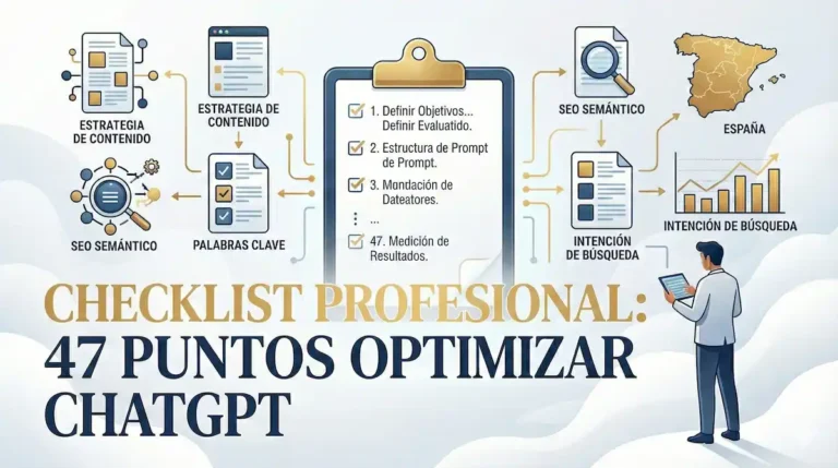 Checklist Profesional: 47 Puntos Optimizar ChatGPT