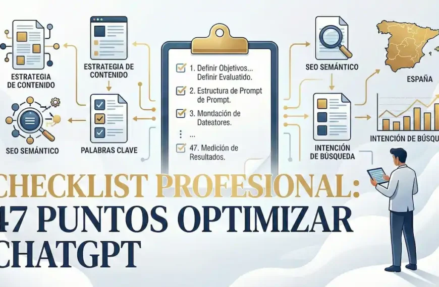 Checklist Profesional: 47 Puntos Optimizar ChatGPT