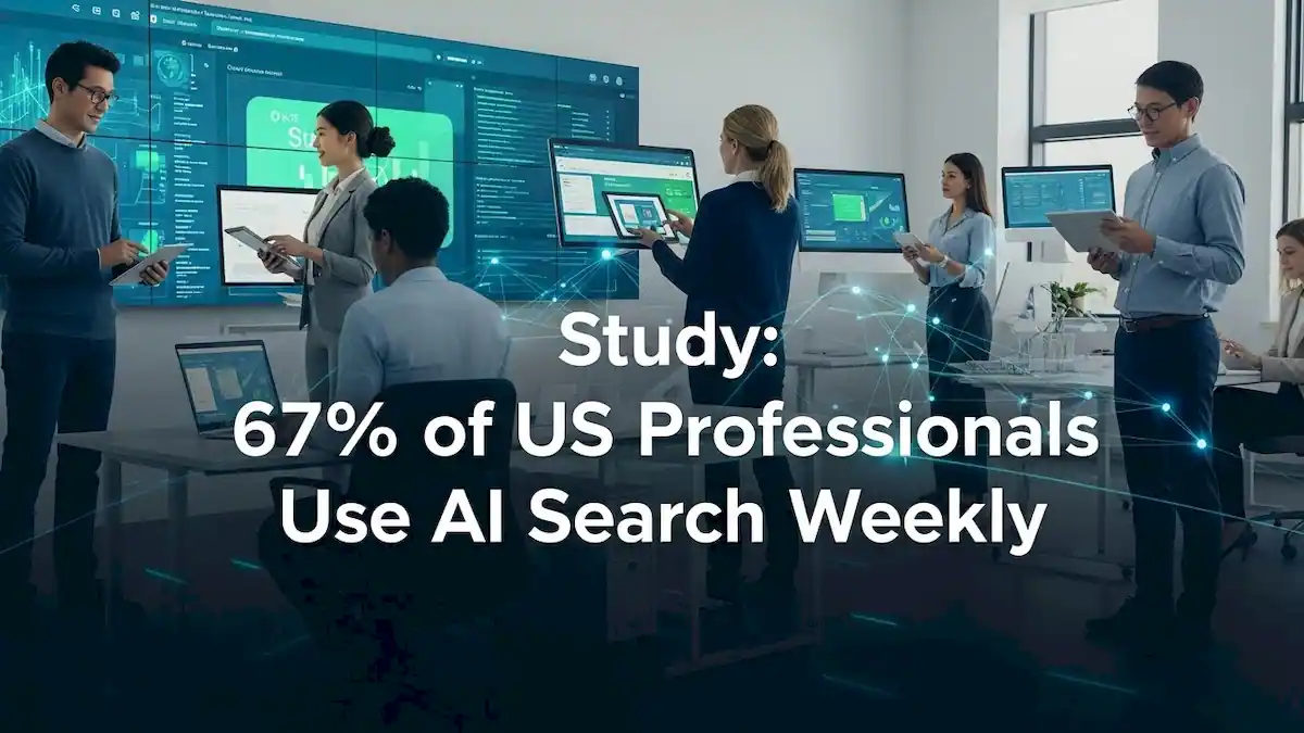 Study: 67% US Professionals Use AI Search Weekly