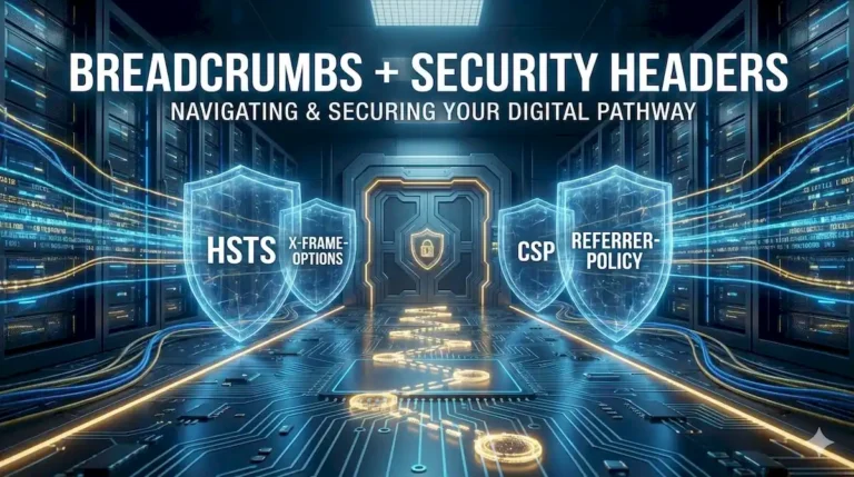 Breadcrumbs + Security Headers
