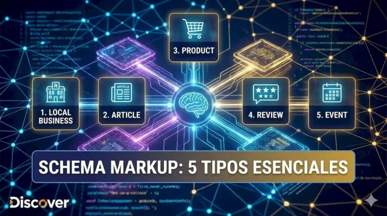 Schema Markup: 5 Tipos Esenciales