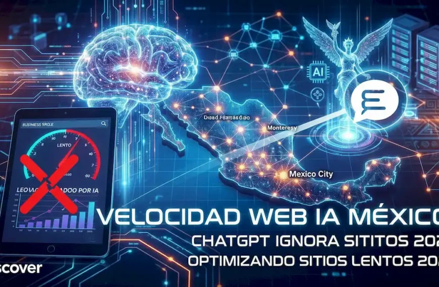 Velocidad Web IA México: ChatGPT Ignora Sitios Lentos 2026