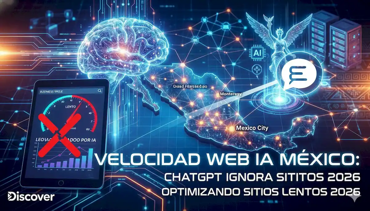 Velocidad Web IA México: ChatGPT Ignora Sitios Lentos 2026