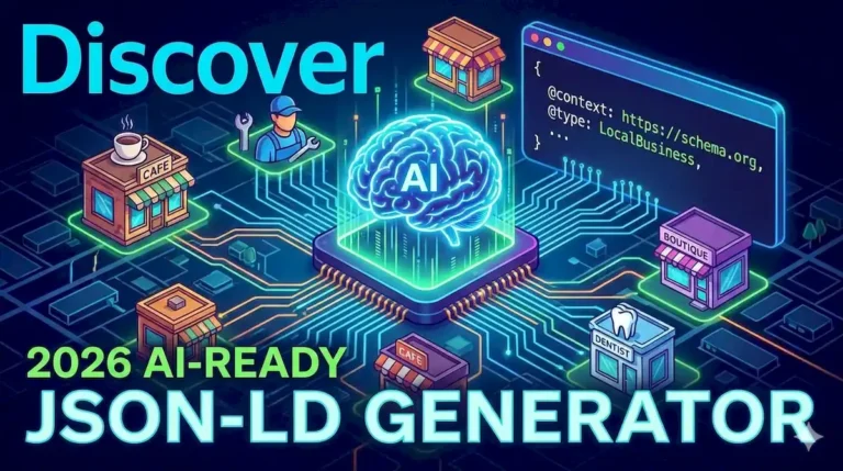 JSON-LD Generator for Local Business Schema (2026 AI-Ready)