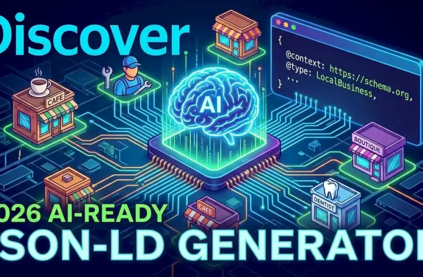 JSON-LD Generator for Local Business Schema (2026 AI-Ready)